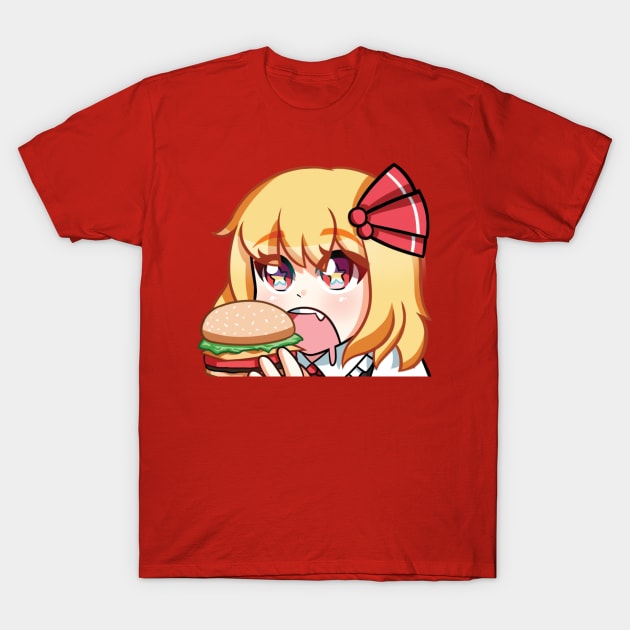 Rumia Burger T-Shirt by colorful-kitten